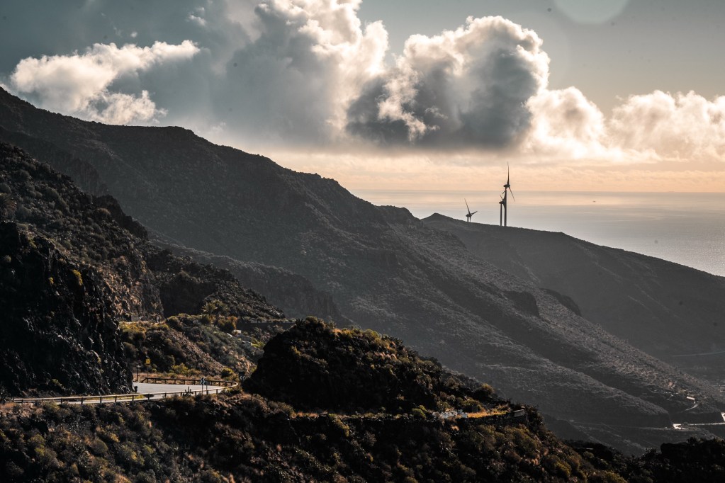 La gomera Bergaufnahme