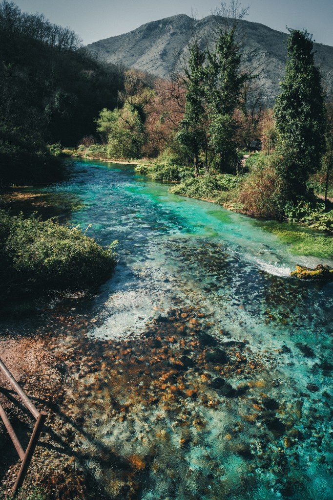 Fotografie des Blue eye Albanien